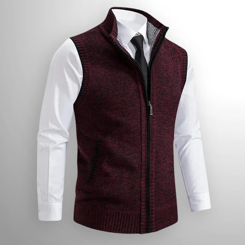The Brompton Zip Sweater Vest - Image 5