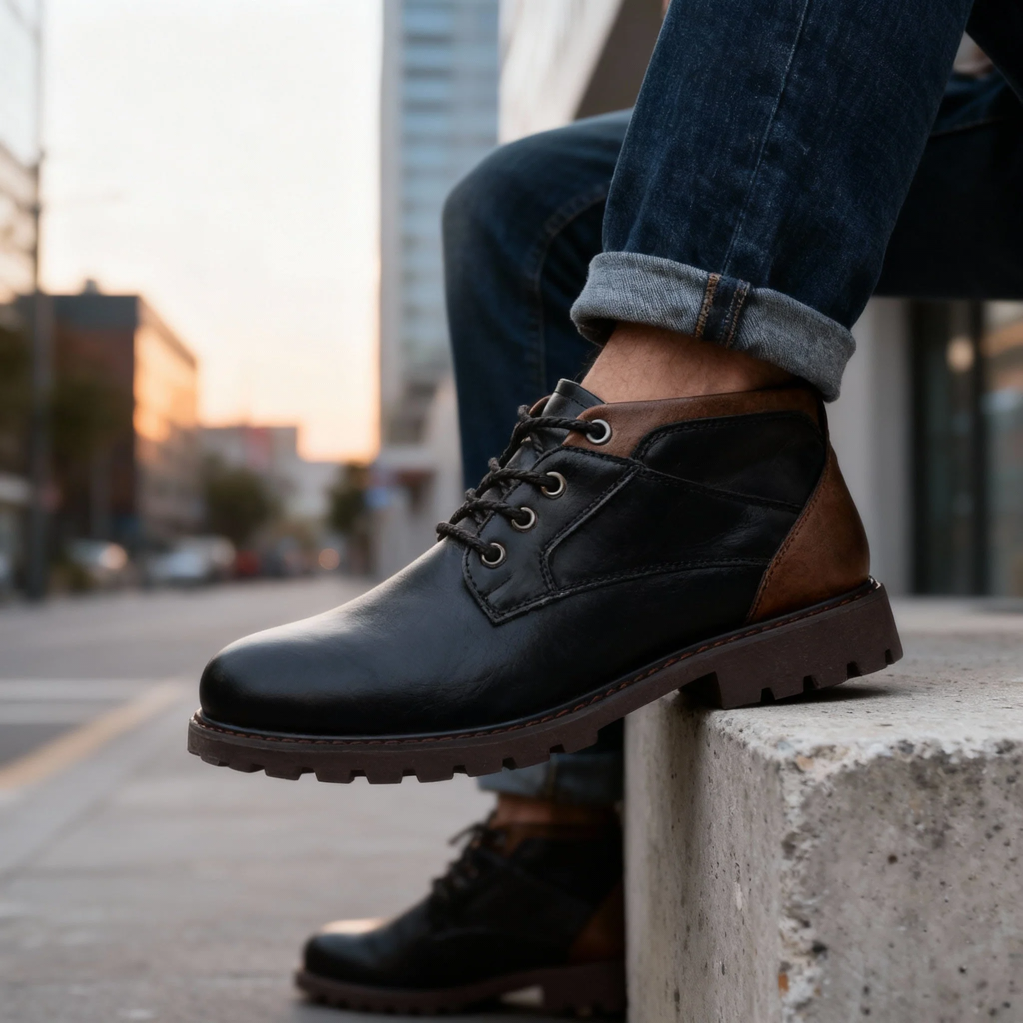 The Navigator Rugged Ankle Boot - Image 8