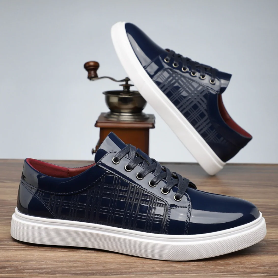 The Patent Leather Low-Top Sneaker - Image 6