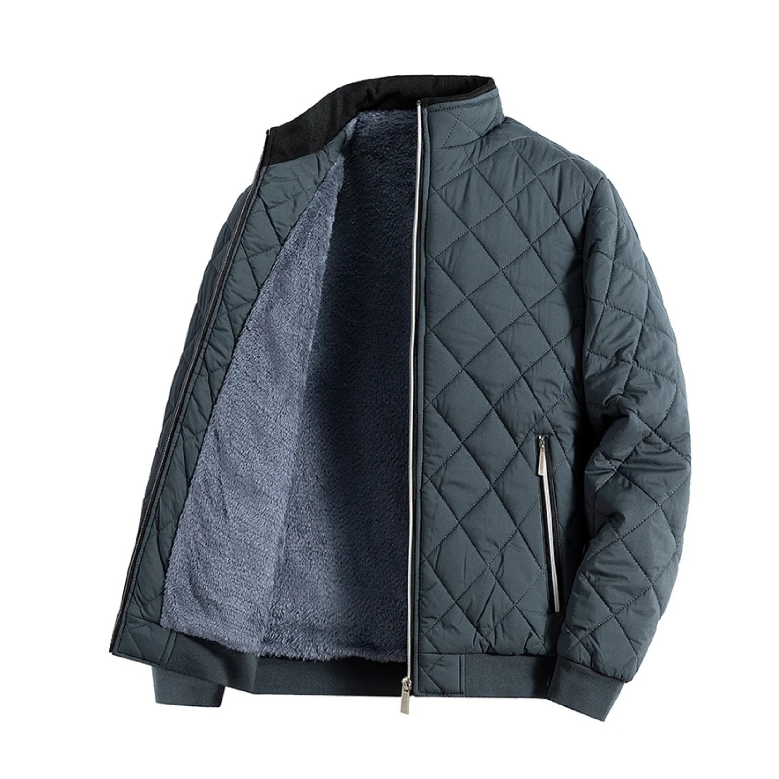 Titan Diamond-Quilted Bomber - Image 3