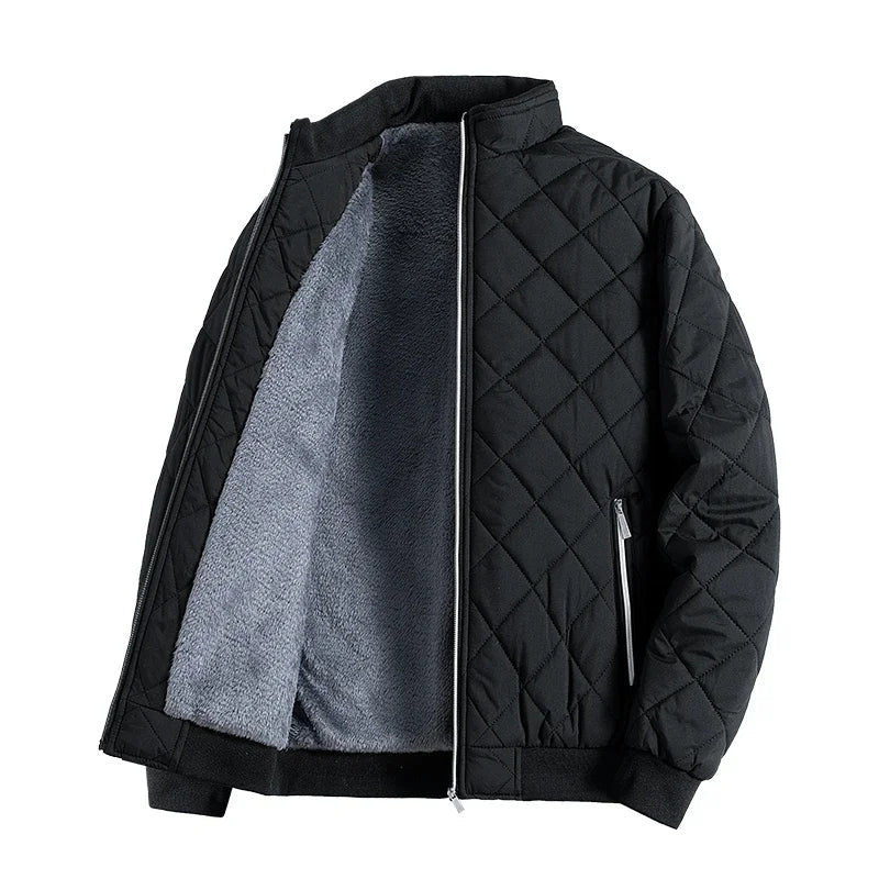 Titan Diamond-Quilted Bomber - Image 5