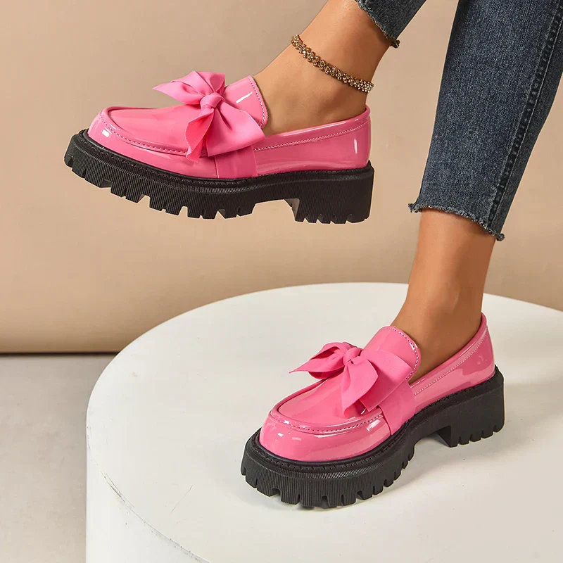 Valentina Chunky Bow Loafer - Image 10