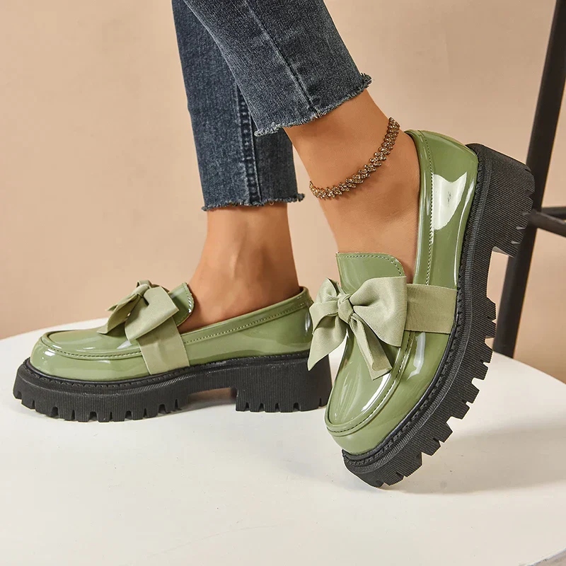 Valentina Chunky Bow Loafer - Image 12