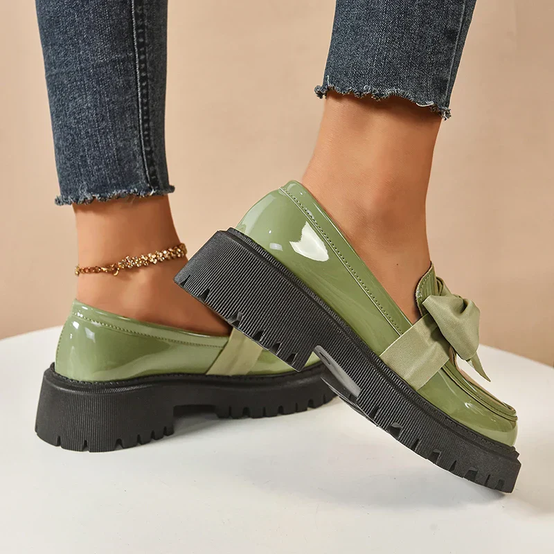 Valentina Chunky Bow Loafer - Image 13