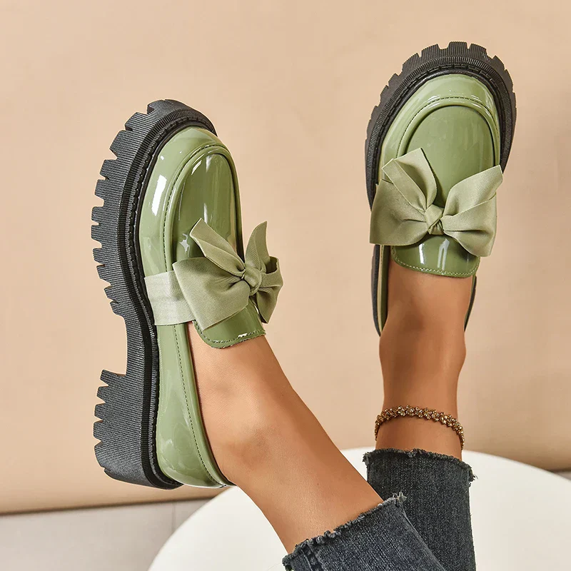 Valentina Chunky Bow Loafer - Image 14