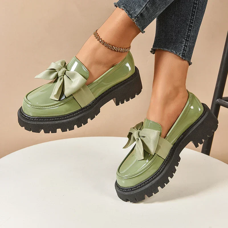 Valentina Chunky Bow Loafer - Image 15