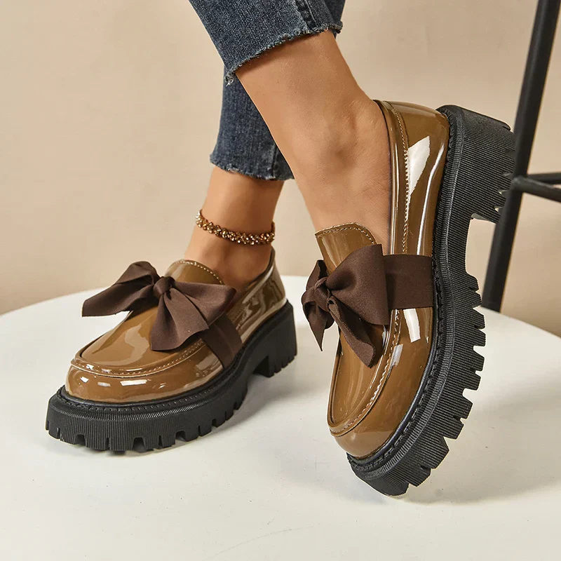 Valentina Chunky Bow Loafer - Image 17