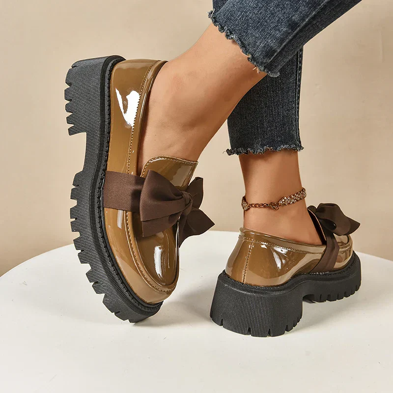 Valentina Chunky Bow Loafer - Image 18