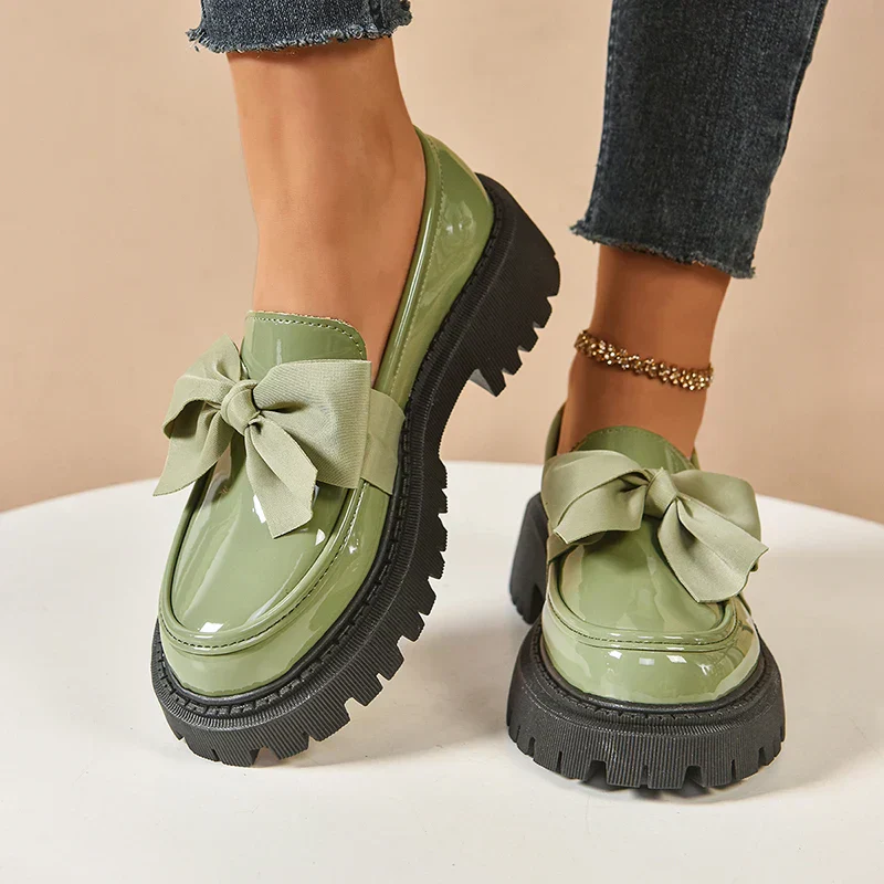 Valentina Chunky Bow Loafer - Image 2