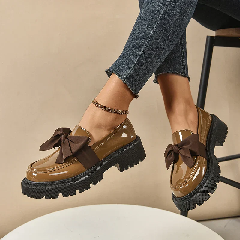 Valentina Chunky Bow Loafer - Image 20