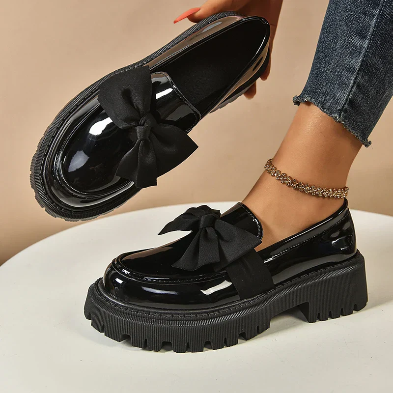 Valentina Chunky Bow Loafer - Image 21