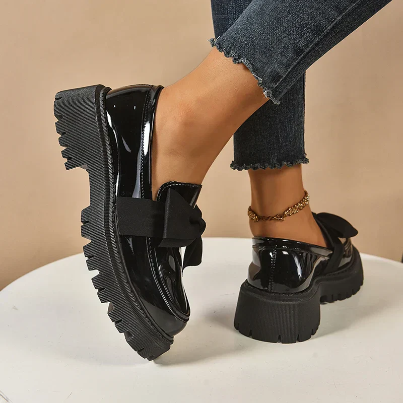 Valentina Chunky Bow Loafer - Image 22