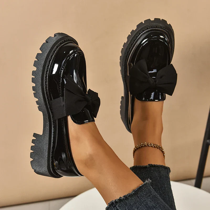 Valentina Chunky Bow Loafer - Image 23