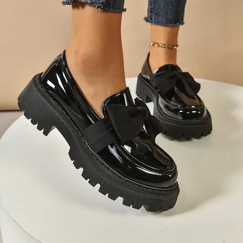 Valentina Chunky Bow Loafer - Image 25