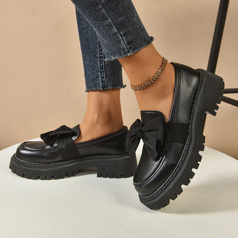 Valentina Chunky Bow Loafer - Image 27