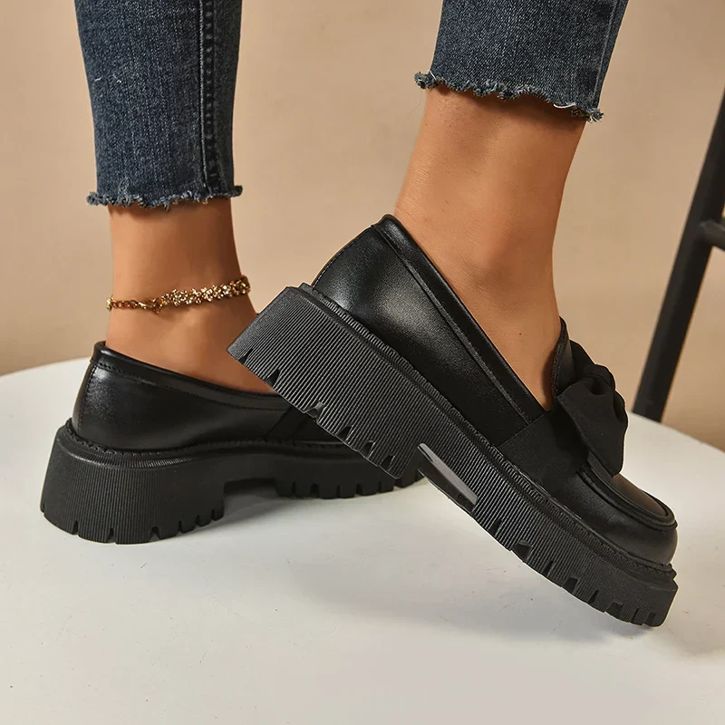 Valentina Chunky Bow Loafer - Image 28