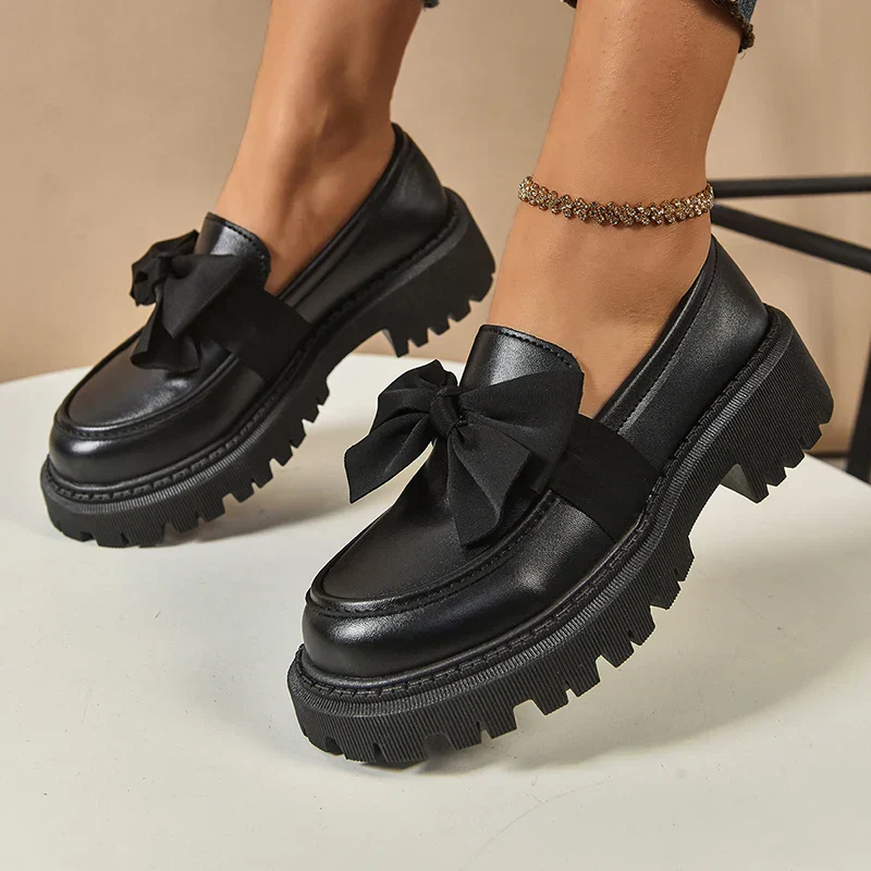 Valentina Chunky Bow Loafer - Image 29