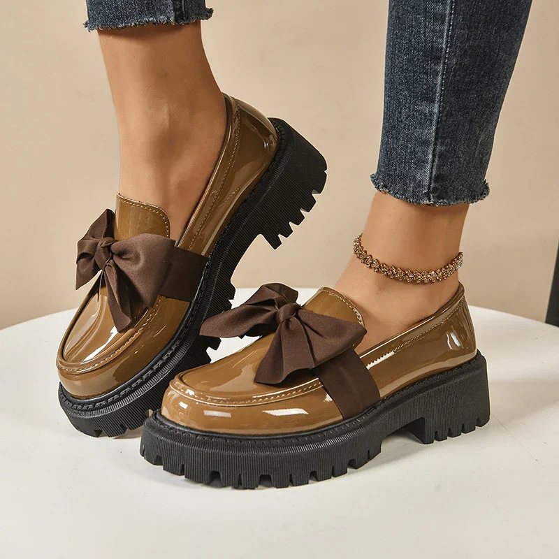 Valentina Chunky Bow Loafer - Image 3