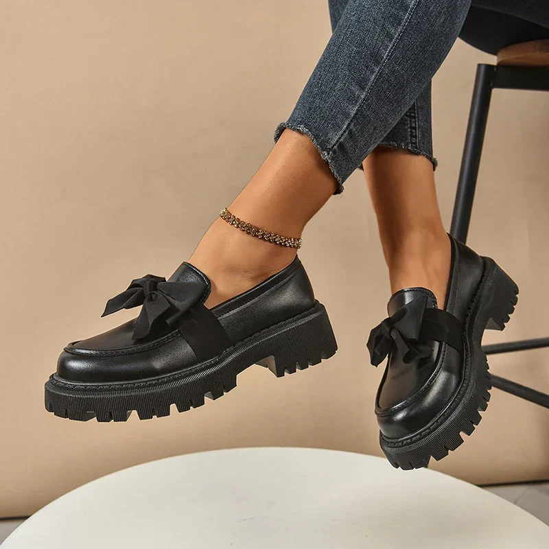 Valentina Chunky Bow Loafer - Image 30