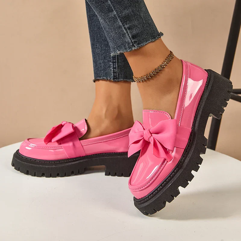 Valentina Chunky Bow Loafer - Image 7