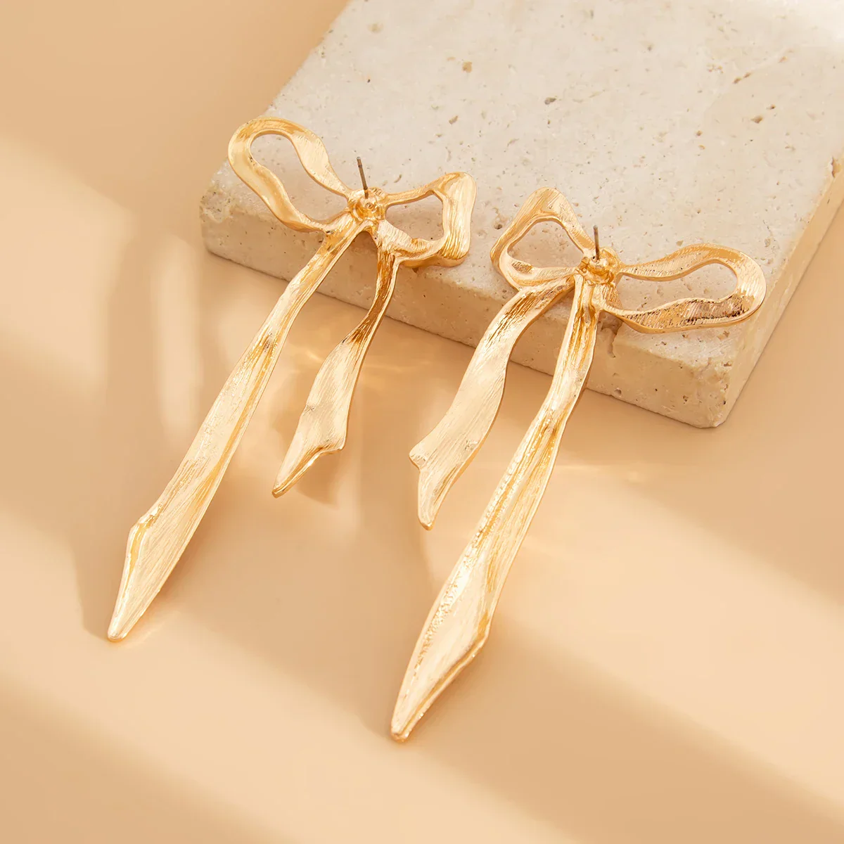 Valentina Oversized Bow Statement Earrings - Image 4