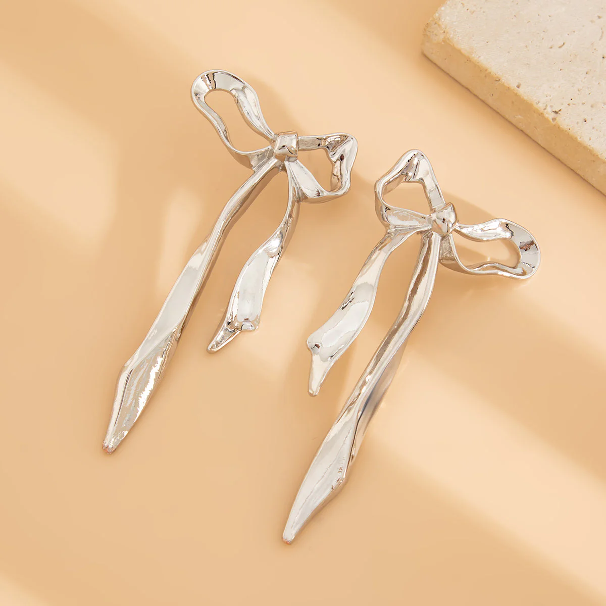 Valentina Oversized Bow Statement Earrings - Image 5
