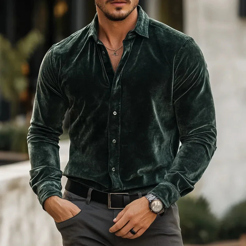 Imperial Velvet Dress Shirt - Image 2