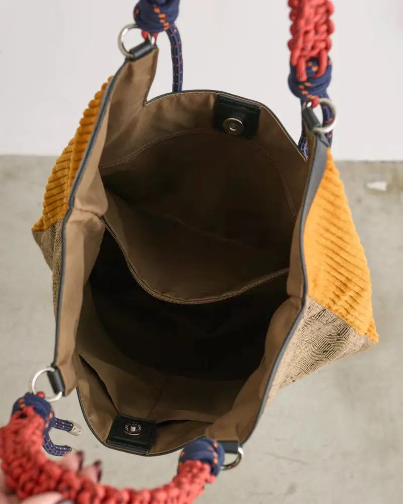 Woven-Strap Cord Tote - Image 11