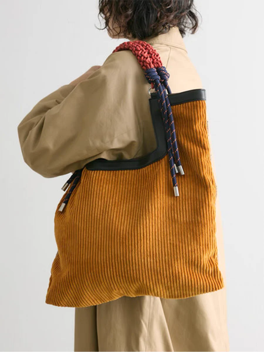 Woven-Strap Cord Tote - Image 3