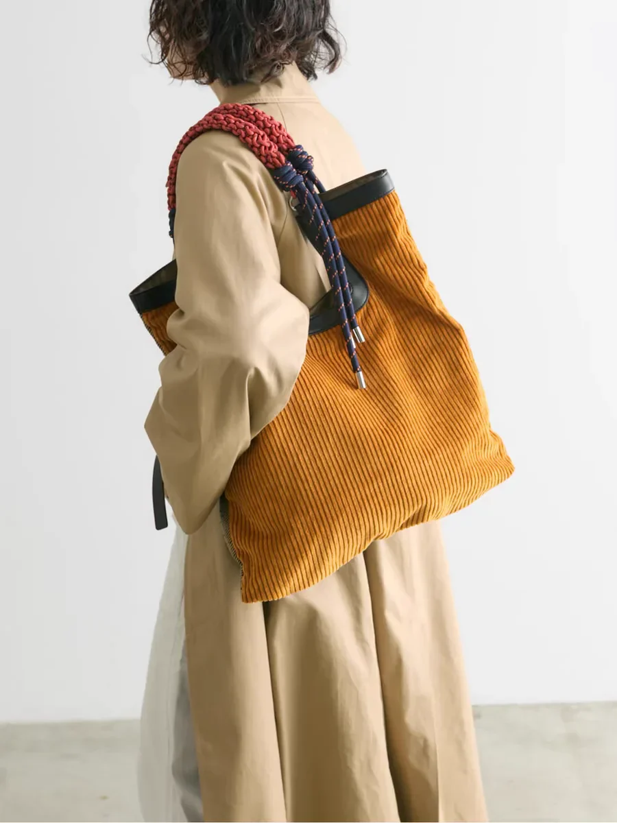Woven-Strap Cord Tote - Image 4