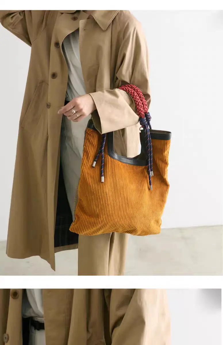 Woven-Strap Cord Tote - Image 9